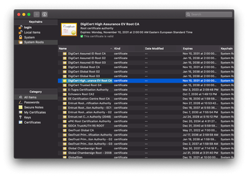 Select the certificate Select the certificate