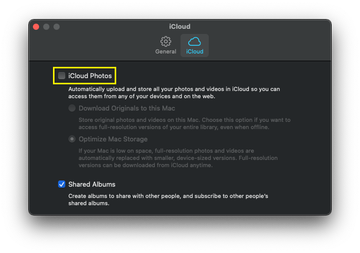 Review iCloud Photos settings Review iCloud Photos settings