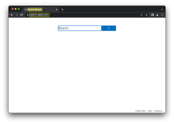 Search-alpha.com è un sito simile a Search Marquis che altera i browser web allo stesso modo