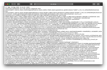 Code manifestation of f.txt.js payload