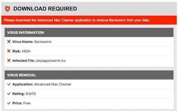 Fake online alert pushing MacRepair and associated scareware threats