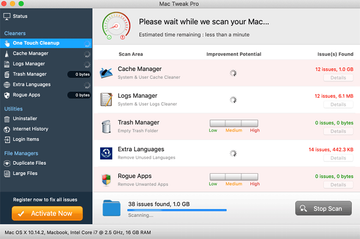 Mac Tweak Pro GUI might look competently designed but that’s a smokescreen Mac Tweak Pro GUI might look competently designed but that’s a smokescreen