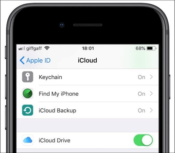 Enable iCloud