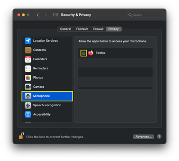 reset microphone reset microphone