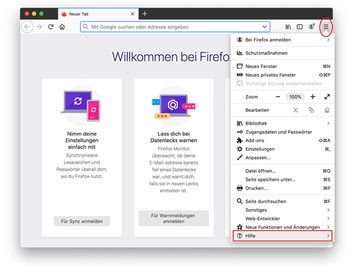 Firefox Hilfe