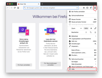 Firefox Hilfe