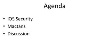 Agenda