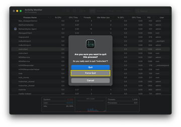 Forzar cierre de mdmclient