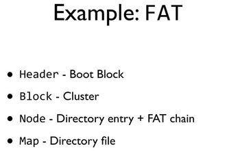 Example: FAT