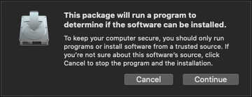Tricky pop-up accompanying Silver Sparrow malware installation on Mac Tricky pop-up accompanying Silver Sparrow malware installation on Mac