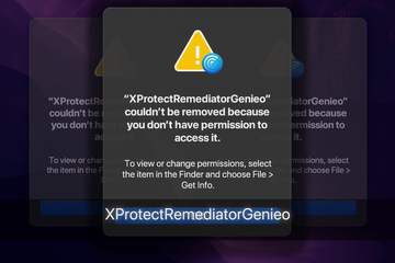 XProtectRemediatorGenieo Macの脅威アラートを削除する