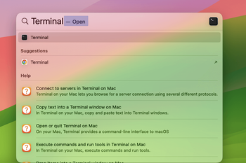 Open Terminal Mac