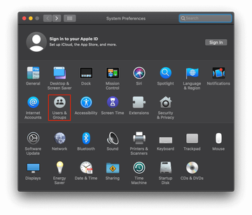 Go to Users & Groups Go to Users & Groups
