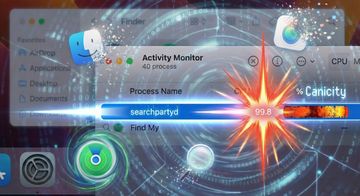 Fix searchpartyd high CPU usage in macOS