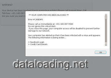 Remove Dataloading.net virus pop up from Safari/Mozilla/Chrome on Mac