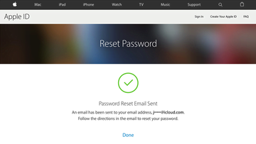 Follow instructions in password reset email