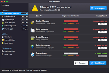 Mac Mechanic scan report listing numerous pseudo issues Mac Mechanic scan report listing numerous pseudo issues