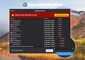 How to remove Unpollute My Mac popup virus