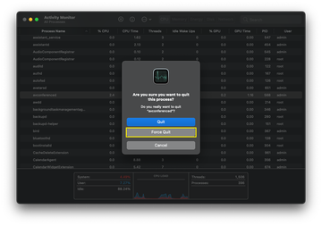 force quit avconferenced force quit avconferenced