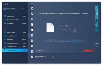Locating duplicate files with MacBooster 8 Locating duplicate files with MacBooster 8