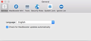 MacBooster 6 preferences