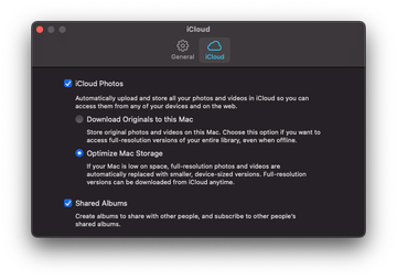 iCloud - verify photos sync status