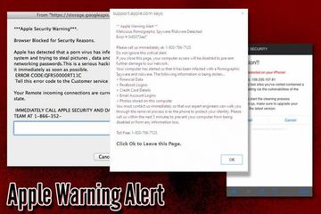 Remove “Apple Warning Alert” about Pornographic virus on Mac