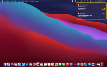 Notifications on Mac