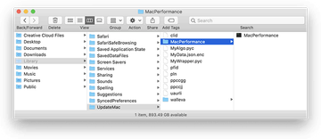 MacPerformance app in infected Mac’s home folder