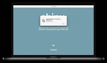 Using Touch ID or Face ID to log into a website