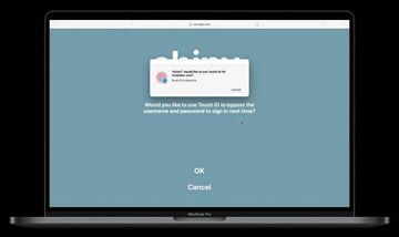 Using Touch ID or Face ID to log into a website