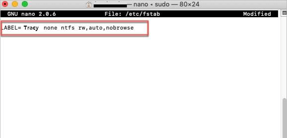 Use this command to enable NTFS Write support Use this command to enable NTFS Write support