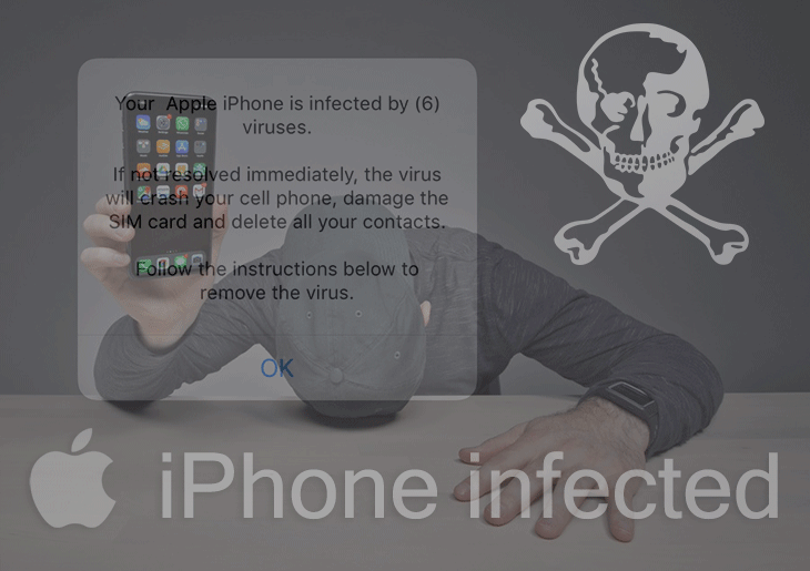 “Your Apple iPhone is infected” virus popups removal from iPhone, iPad