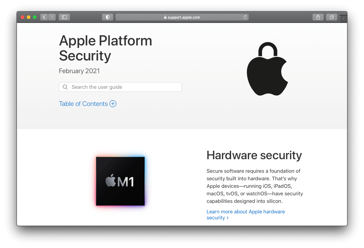 Apple Platform Security - Apple Support