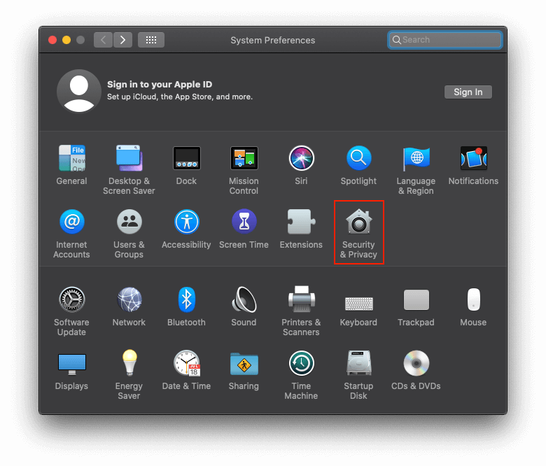 Go to Security & Privacy Go to Security & Privacy