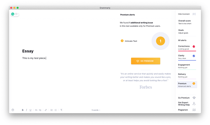 grammarly app for mac