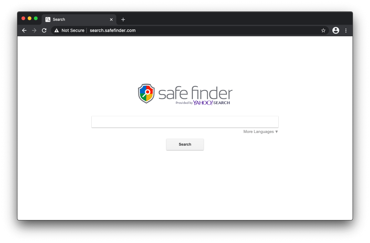 Fake search provider redirecting Chrome to Yahoo on Mac