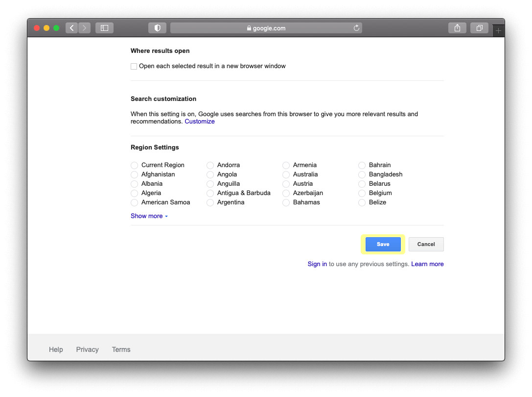 How To Turn Off Safesearch On Mac