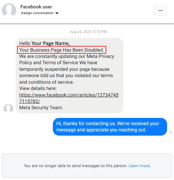 I found a scam account on MSN! - Messenger Discussion - MessengerGeek