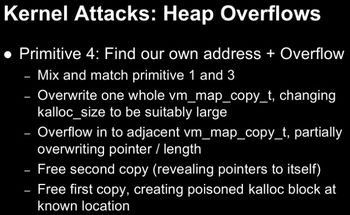 Kernel Attacks: Heap Overflows 8